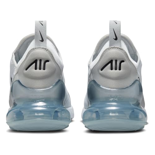 Nike Air Max 270 Women's Shoes (AH6789-018, Pure Platinum/Light Smoke Grey/Metallic Silver/Black) Size 11.5