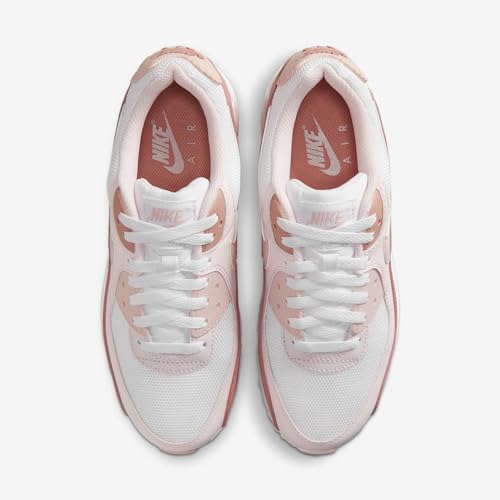 Nike Air Max 90 Women's Shoes (Particle Pink/Pearl Pink/Silt Red) Size 8