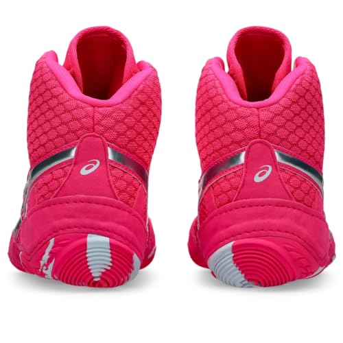 ASICS Women's MATBLAZER Wrestling Shoes, 6, Pink GLO/Cool Grey