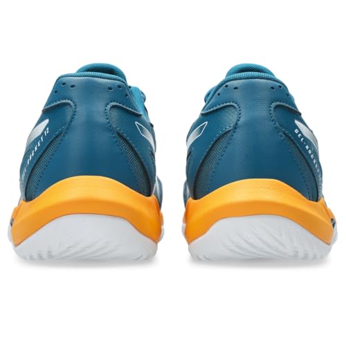 ASICS Men's Gel-Rocket 12 Volleyball Shoes, 10.5, Dark Teal/YAMABUKI