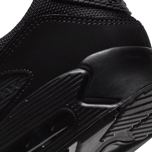 Nike Air Max 90, Men's Running Shoes, Black Black White, 43 EU