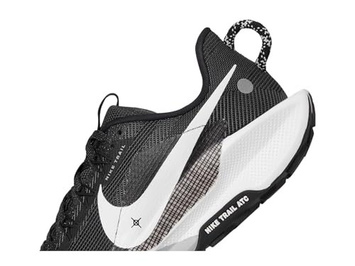 Nike Womens Pegasus Trail 5 Black/White/Anthracite/Wolf Grey 8 Medium