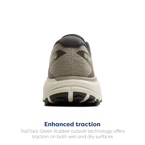 Brooks Men’s Divide 5 Trail Running Shoe - London-Fog/Falcon/Ebony - 8.5 Medium