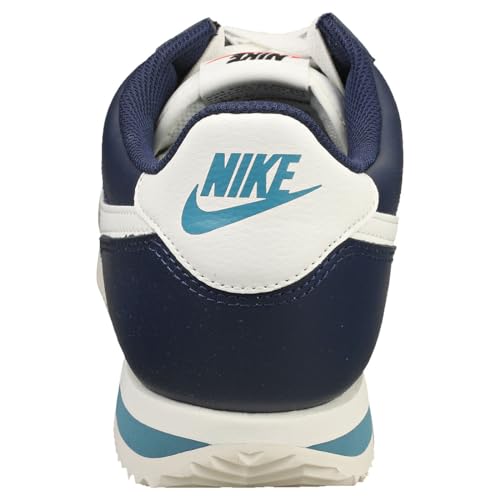 Nike Cortez, Men's Sneakers, Midnight Navy Sail Noise Aqua, 9.5