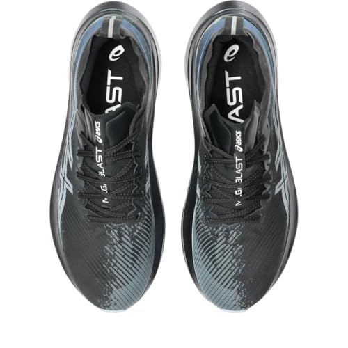 ASICS Unisex MEGABLAST Running Shoes, 9.5M / 11W, Black/White