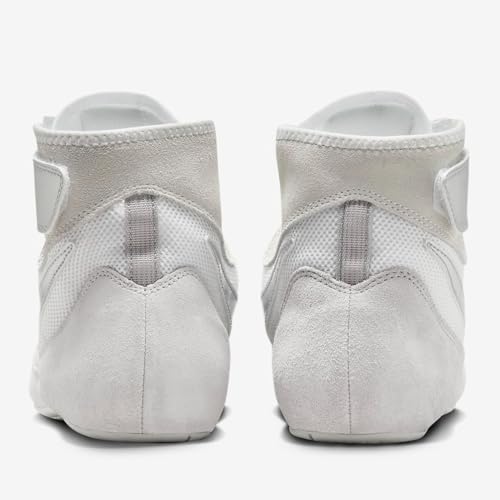 Nike SpeedSweep 7 Men's Wrestling Shoes (366683-100, White/Metallic Silver/Metallic Silver) Size 6.5