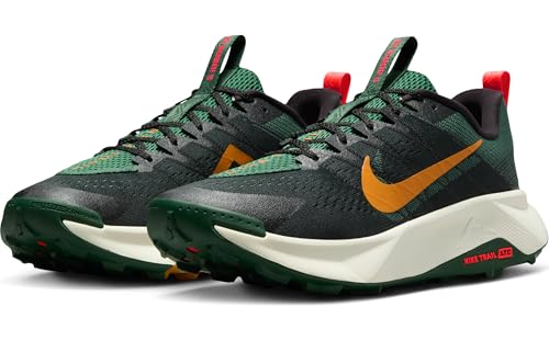 Nike Wildhorse 10 Men's Trail Running Shoes (Black/Fir/Bright Crimson/Desert Ochre) Size