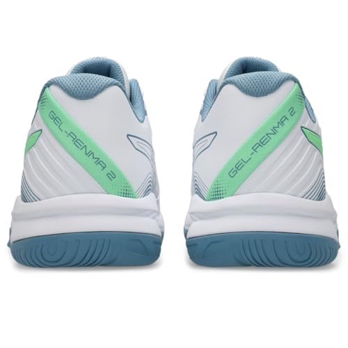 ASICS Men's Gel-RENMA 2 Pickleball Shoes, 8.5, White/Menthol