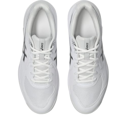 ASICS Men's Gel-Dedicate 9 Tennis Shoes, 10.5, White/Black