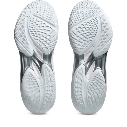 ASICS Men's Sky Elite FlyteFoam Mid Top 3 Volleyball Shoes, 12.5, White/White