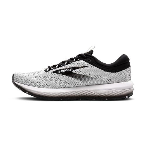 Brooks Women’s Revel 7 Neutral Running Shoe - White/Black - 11 Medium
