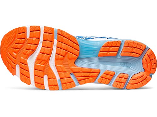 ASICS Women's Gel-Nimbus 21 Running Shoes, 8, Blue Coast/Skylight