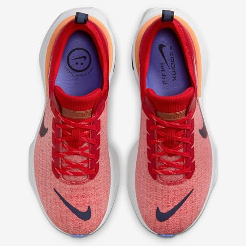 Nike Invincible 3 Men's Road Running Shoes (DR2615-600, University Red/Blue Joy/Rugged Orange) Size 15