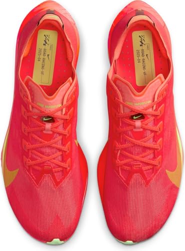 Men's Vaporfly 4 (600 - Bright Crimson/Lime Blast-Mint Foam)