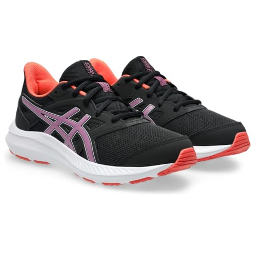 ASICS Kid's JOLT 4 Grade School Running Shoes, 5, Black/UBE