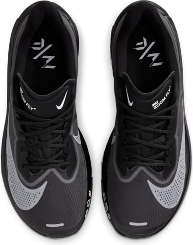Nike Zoom Fly 6 Women's Road Racing Shoes (FN8455-001, Black/Light Smoke Grey/White) Size
