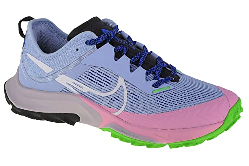 Nike Women's Air Zoom Terra Kiger 8 Running Shoes, Light Marine Pink Green, 7