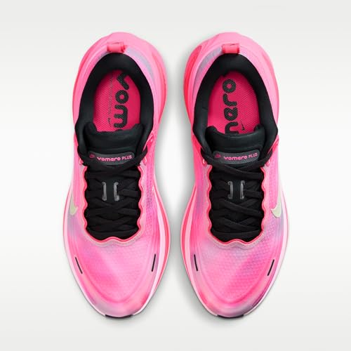 Nike Vomero Plus Women's Road Running Shoes (Pearl Pink/Pink Glow/Hyper Pink/Summit White) Size 8
