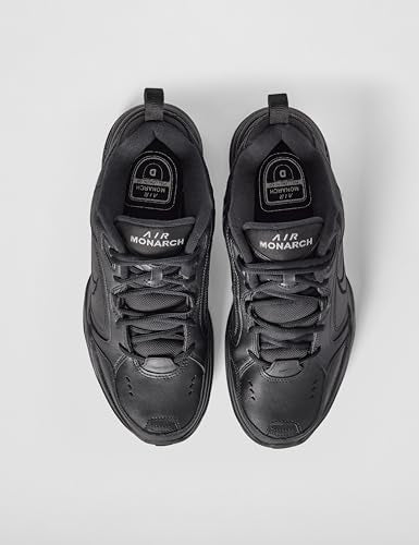 Nike Men's Air Monarch IV Training/Workout Shoes, Black/Black, 10