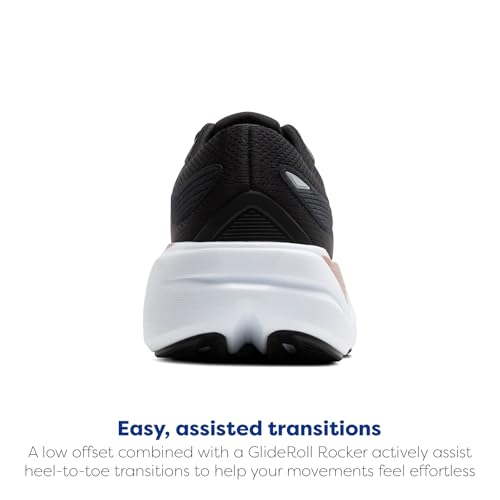 Brooks Women Ghost Max 3 Black/Black/Rose Gold 9 Wide