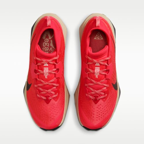 Nike ACG Jegama Trail Men's Running Shoes (Light Crimson/Light Oak Brown/Black/Black) Size 10.5