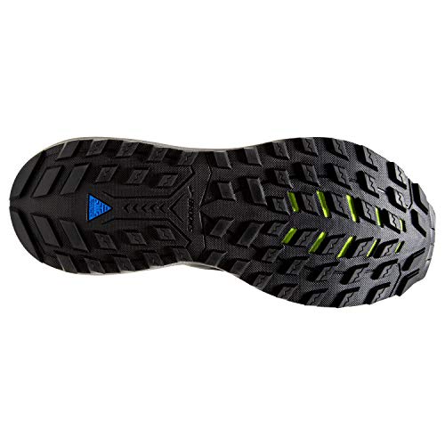 Brooks Men's Cascadia 15 Trail Running Shoe - Black/Raven/Cherry Tomato - 7 Wide
