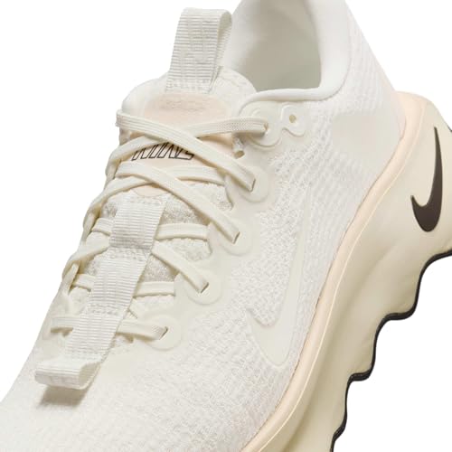 Nike Motiva Women's Walking Shoes (DV1238-105, Sail/Pale Ivory/Guava Ice/Sail) Size 9.5