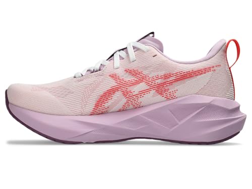 ASICS Novablast 5 Women's Trainers, White Coral Reef, 6 US