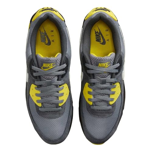 NIKE Shoes Air Max 90 Code DM0029-016 Grey Men's, Grey Yellow, 8