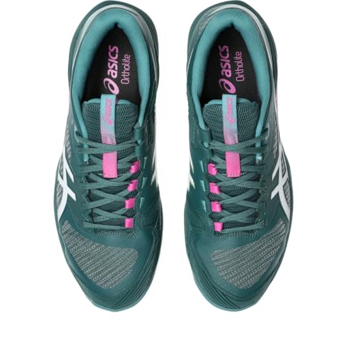 ASICS Men's Solution Speed FlyteFoam 4 Tennis Shoes, 12, Dark Neptune/White
