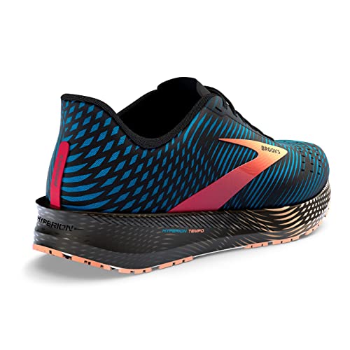 Brooks Men's Hyperion Tempo Road Running Shoe - Blue/Phantom/Cosmo - 9.5 Medium