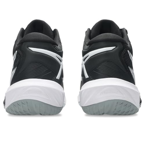 ASICS Men's Sky Elite FF MT 4 Volleyball Shoes, 11, Black/Pure Silver