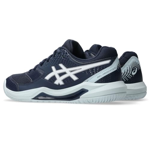 ASICS Women's Gel-Dedicate 8 Trainers, Midnight White, 9 US