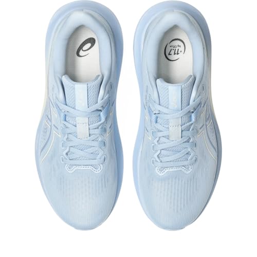 ASICS Women's GT-1000 15 Running Shoes, 8.5, Solid AIR/Cream