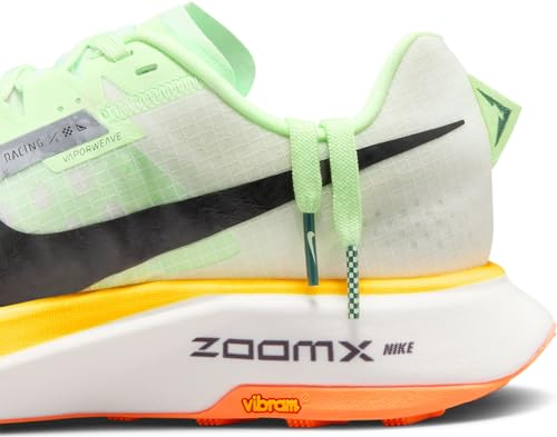 Nike Ultrafly Women's Trail Racing Shoes (DZ0489-102, Summit White/Vapor Green/Laser Orange/Black) Size 7