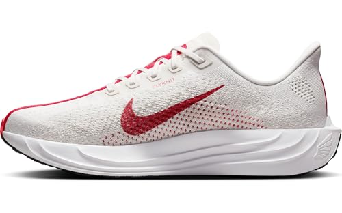 Nike Pegasus Plus Men's Road Running Shoes (FQ7262-003, Platinum Tint/Phantom/Black/University Red) Size 12
