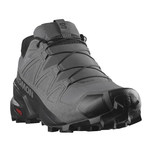 Salomon Men’s Speedcross Trail Running Shoes - Magnet/Black/Magnet - 12