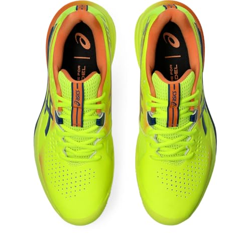 ASICS Men's Gel-Challenger 15 Padel L.e.Trainers, Safety Yellow Twilight Blue, 9.5 US
