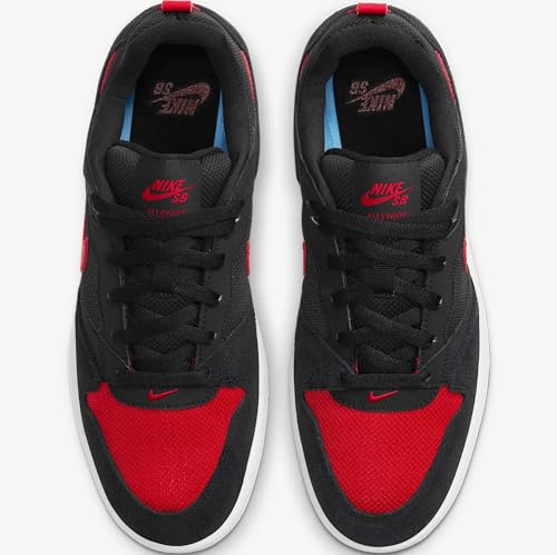 Nike SB Alleyoop 'Bred', Black/White/University Red, CJ0882-006, Men's Skate Shoes (Black/White/University Red, US Footwear Size System, Adult, Men, Numeric, Medium, 8)