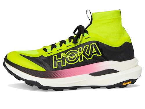 Hoka Women's Tecton X 3 Sneaker, Neon Citrus/Black, 6.5