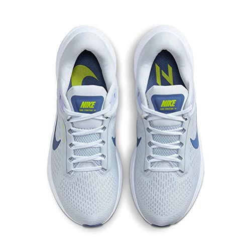 Nike Women's Air Zoom Structure 24 Trainers, Pure Platinum Diffused Blue Ph, 7.5 UK (10 US)