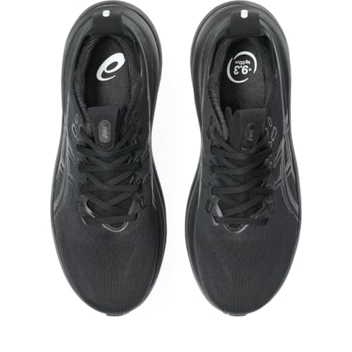 ASICS Men's Gel-Nimbus 28 Running Shoes, 10, Black/Graphite Grey