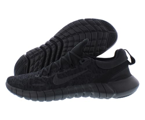 Nike Mens Free Run 5.0 Running Shoes Black/Black Size 8.5