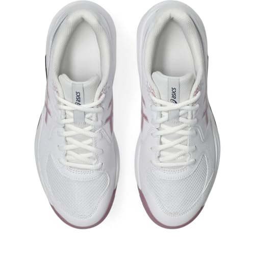 ASICS Women's Gel-Dedicate 9 Tennis Shoes, 7, White/Taro Purple