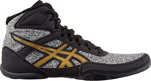 ASICS Kid's Matflex 6 Grade School Wrestling Shoes, 1.5, White/Rich Gold