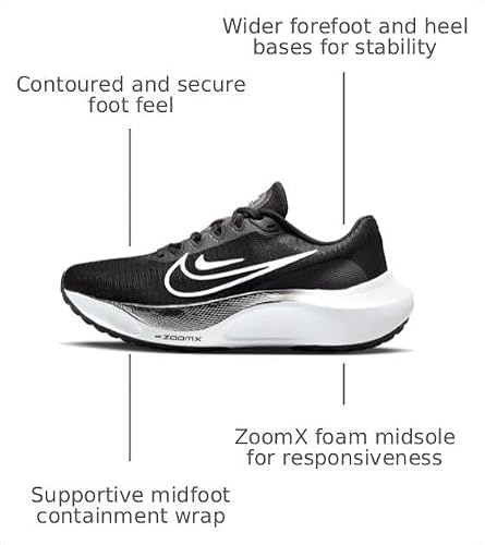 Women’s Zoom Fly 5 (001 - Black/White)