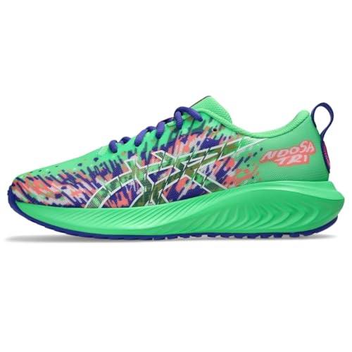 ASICS Kid's Gel-Noosa TRI 16 Grade School Running Shoes, 4, Vital Green/White
