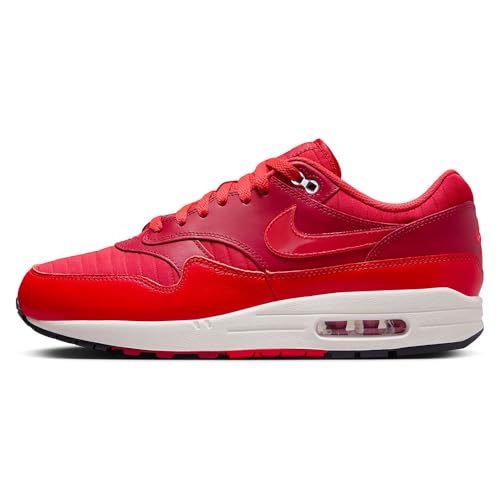 Nike Air Max 1 Men's Shoes (HQ3607-687, Gym Red/University Red/Light Crimson/Sail) Size 9.5