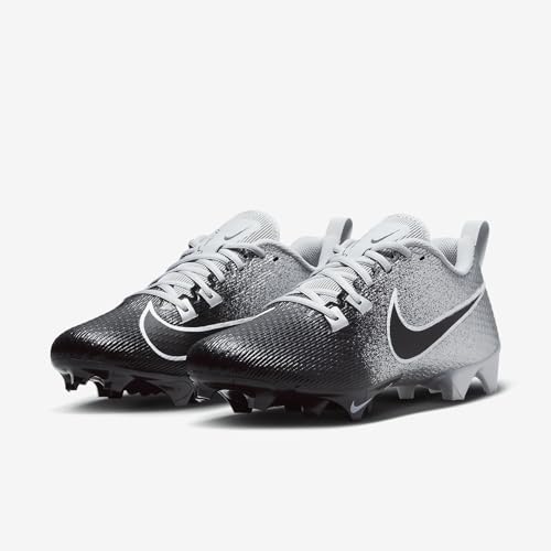 Nike Vapor Edge Speed 360 2 Football Cleats (Metallic Silver/Black-White, US Footwear Size System, Adult, Men, Numeric, Medium, 13)
