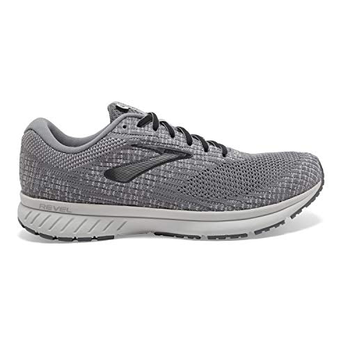 Brooks Mens Revel 3 Running Shoe - Quiet Shade/Opal Grey/Black - D - 8.0